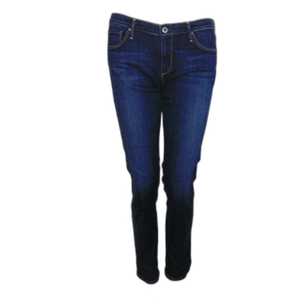 AG Jeans, 31R, The Stilt, Skinny, Dark Wash, Zipper Fly, Pockets, Cotton blend